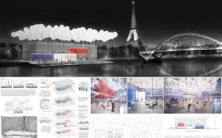 Paris Restaurant by the Seine - 3rd Prize